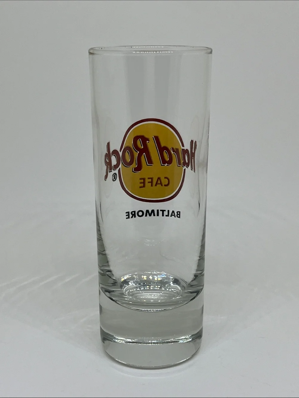 Hard Rock Cafe slim glass